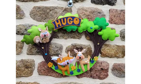 plaque de porte personnalisable